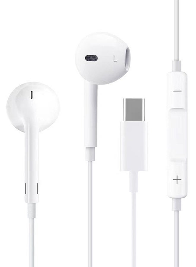 MANBO Type-c In-Ear Wired Headphones with Microphone & In-Line Controls - Image 2
